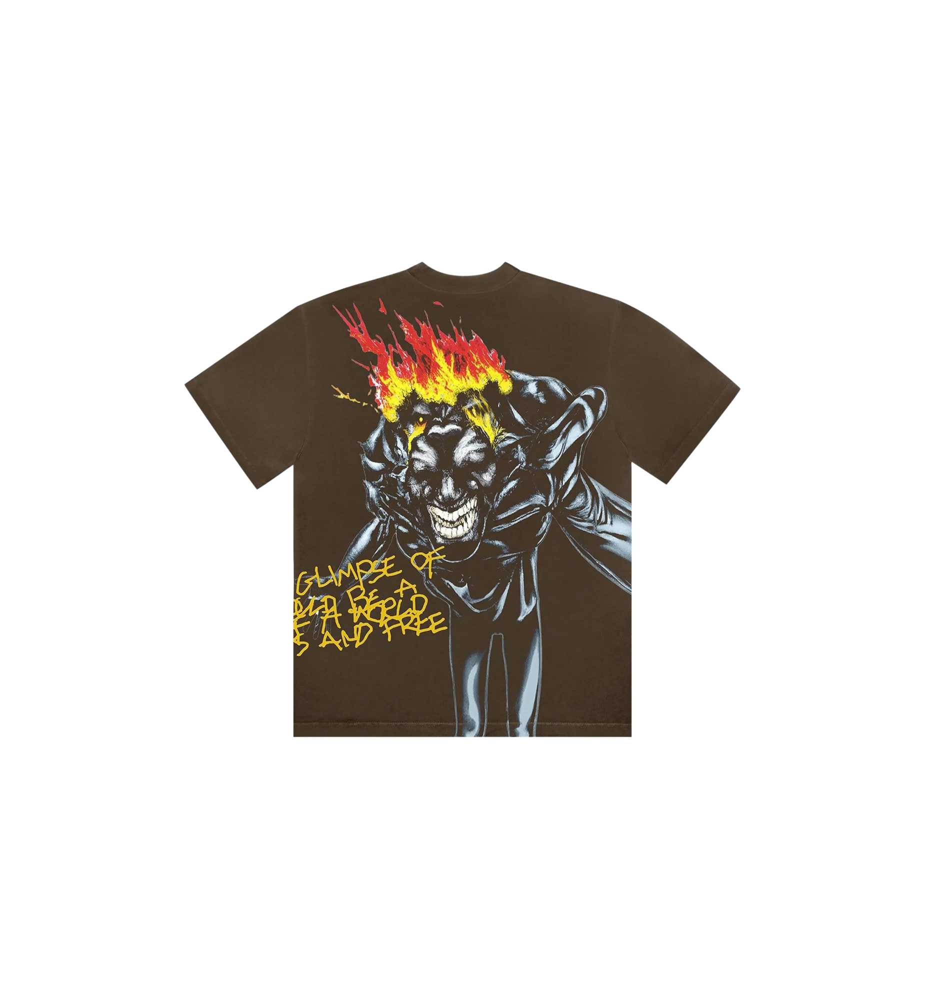 Travis Scott Utopia I Tee "Brown"