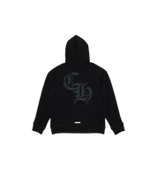 Chrome Hearts 711 Cemetery Cross Nylon Hoodie "Black"