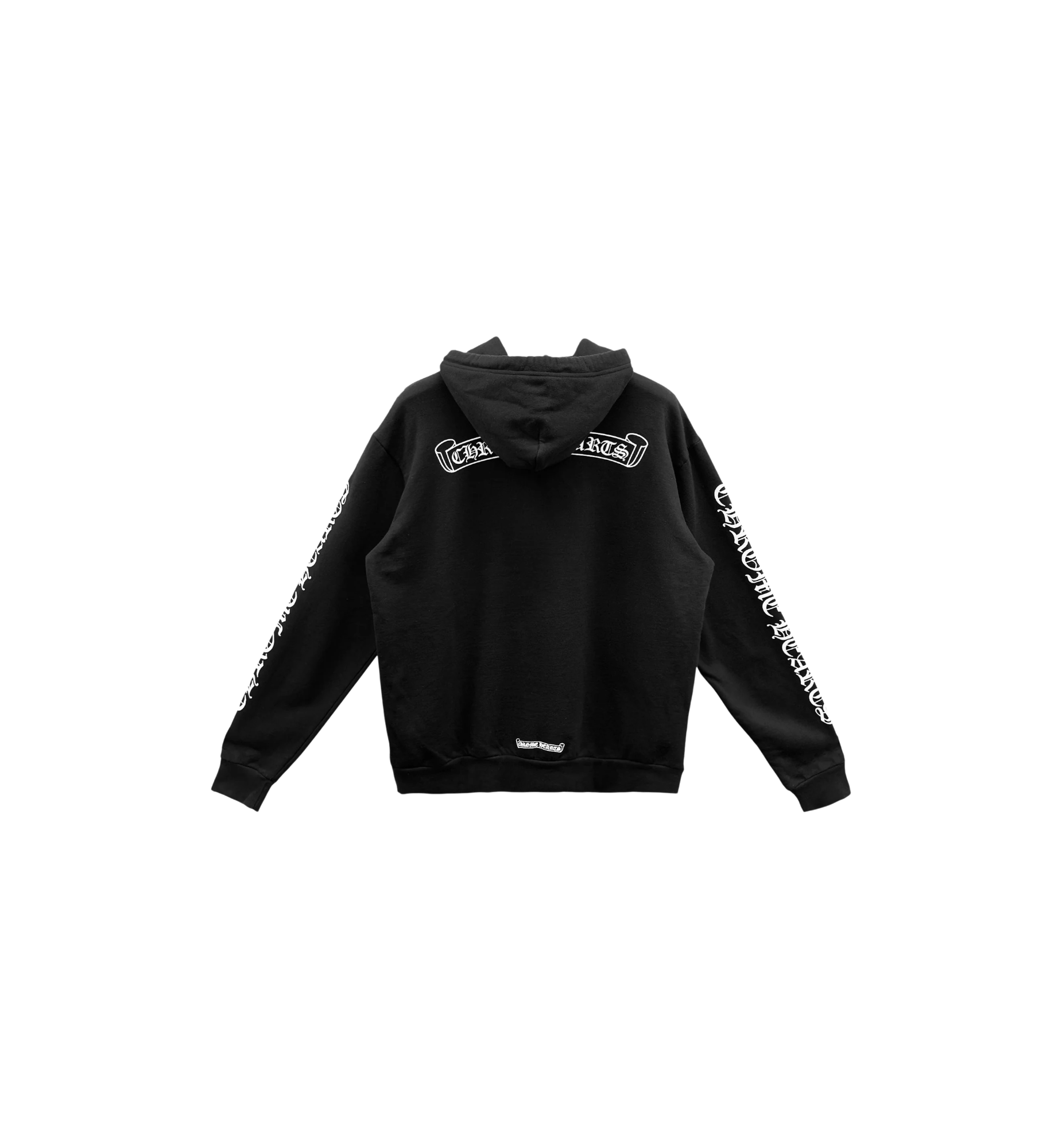 Chrome Hearts Scroll Logo Pullover Hoodie "Black"