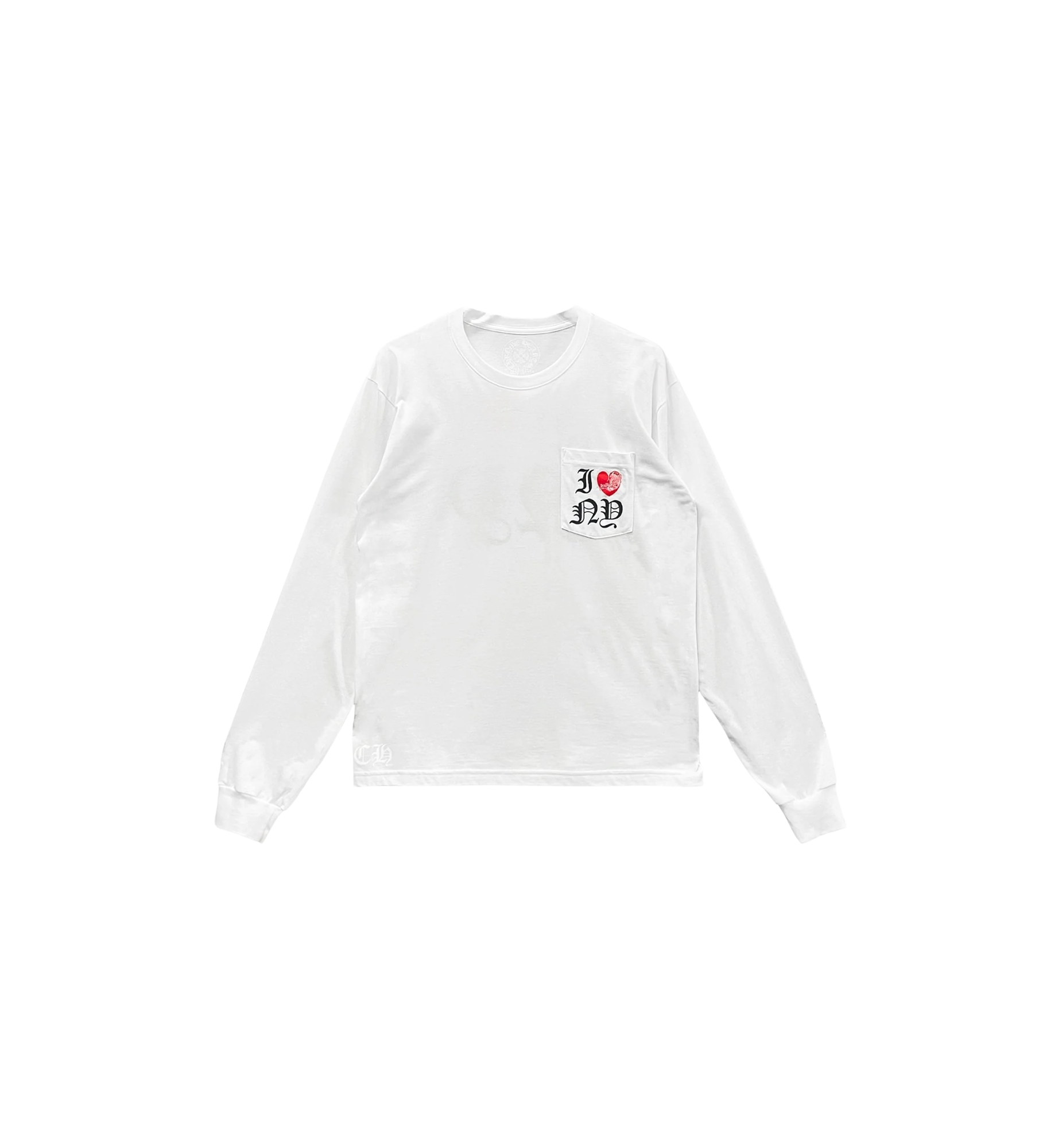 Chrome Hearts New York Exclusive Vine Heart Logo L/S Tee "White"