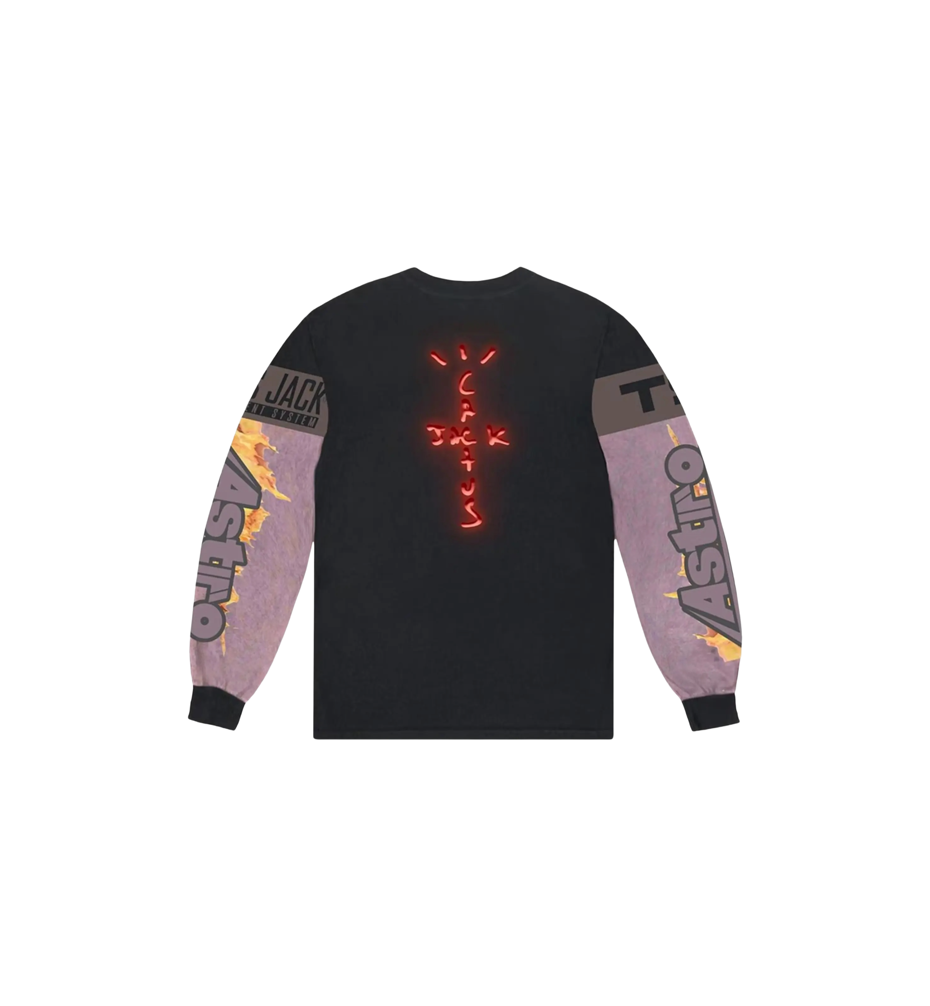 Travis Scott The Scotts CJ Gaming I L/S T-Shirt "Black/Multi"
