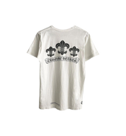 Chrome Hearts Triple Fleur Logo Pocket Tee "White"