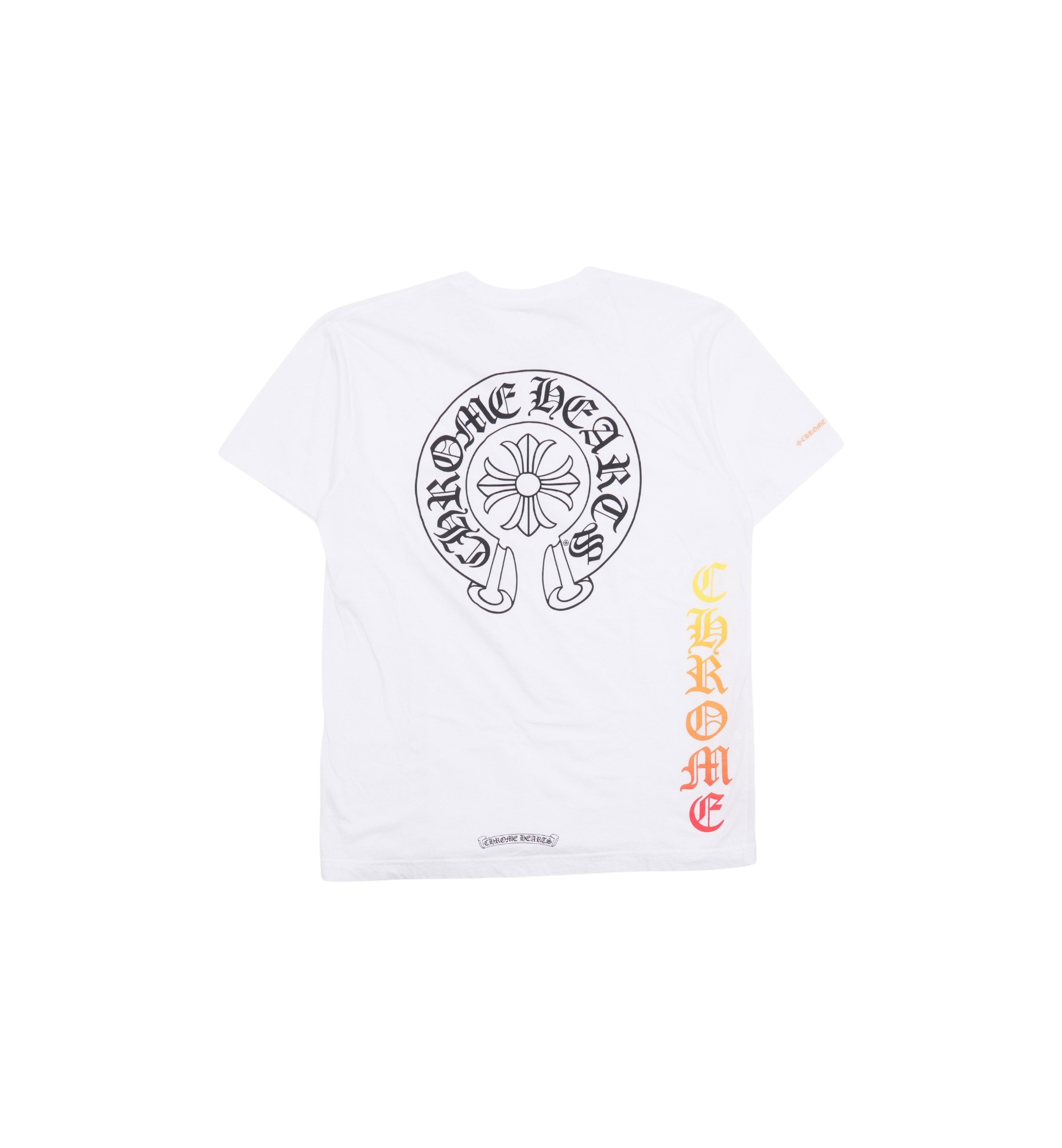 Chrome Hearts Gradient Neck Logo Pocket T-Shirt "White"