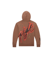 Travis Scott x Jordan Flight Graphic Hoodie "Archaeo Brown"