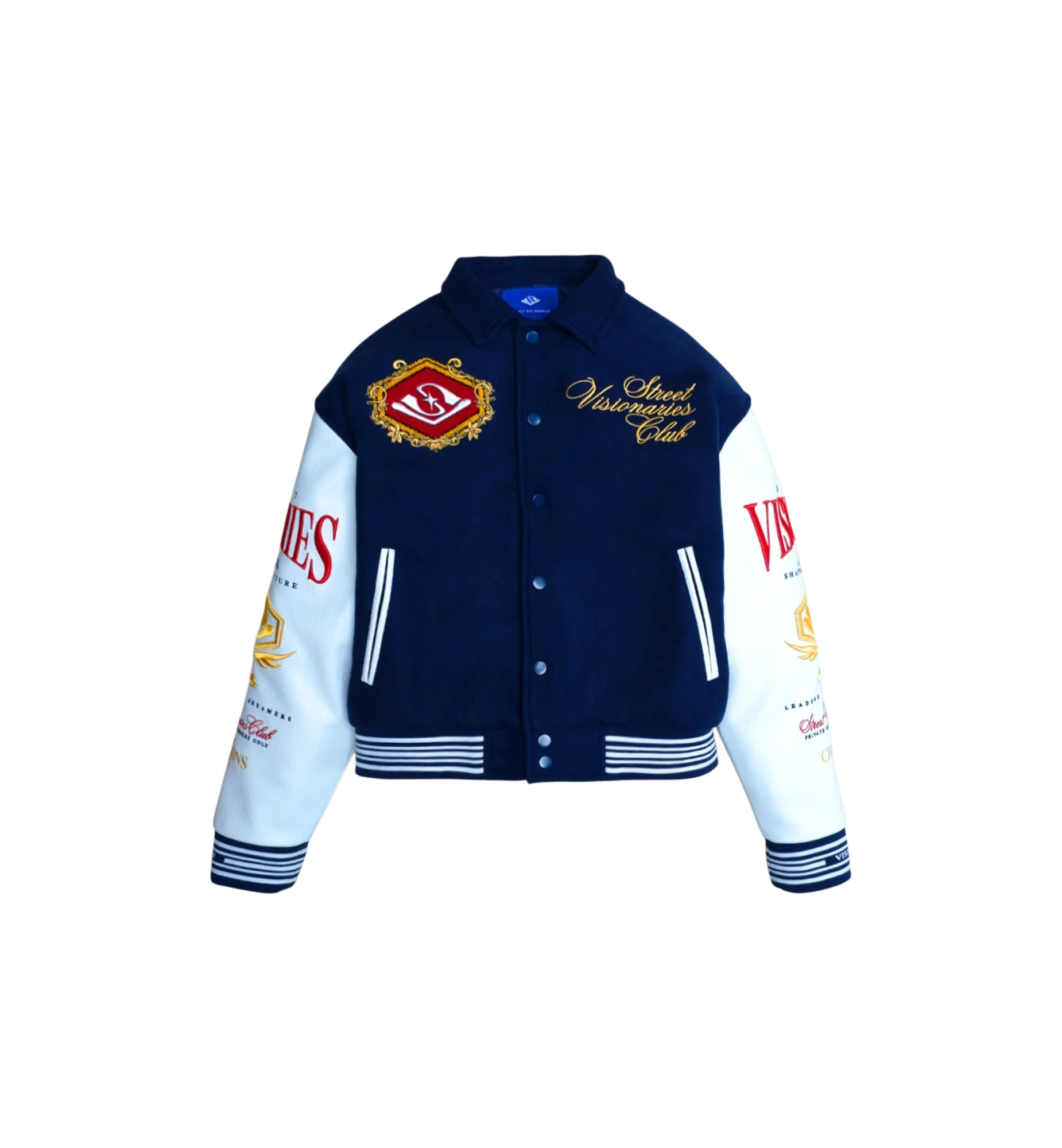 Street Visionaries Architects of Breakthrough Varsity Jacket "Multicolor"