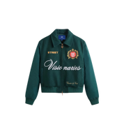 Street Visionaries Champions Are Gold Varsity Jacket "Forest Green"