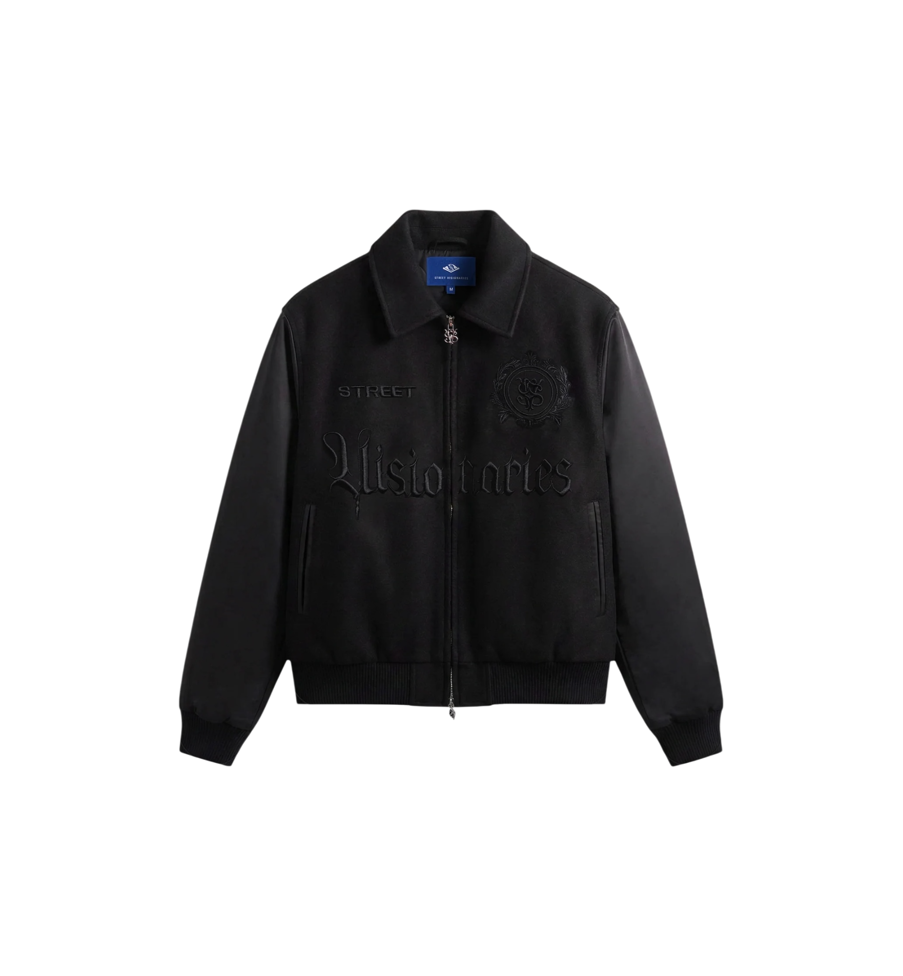 Street Visionaries Midnight Oasis Varsity Jacket "Midnight Black"