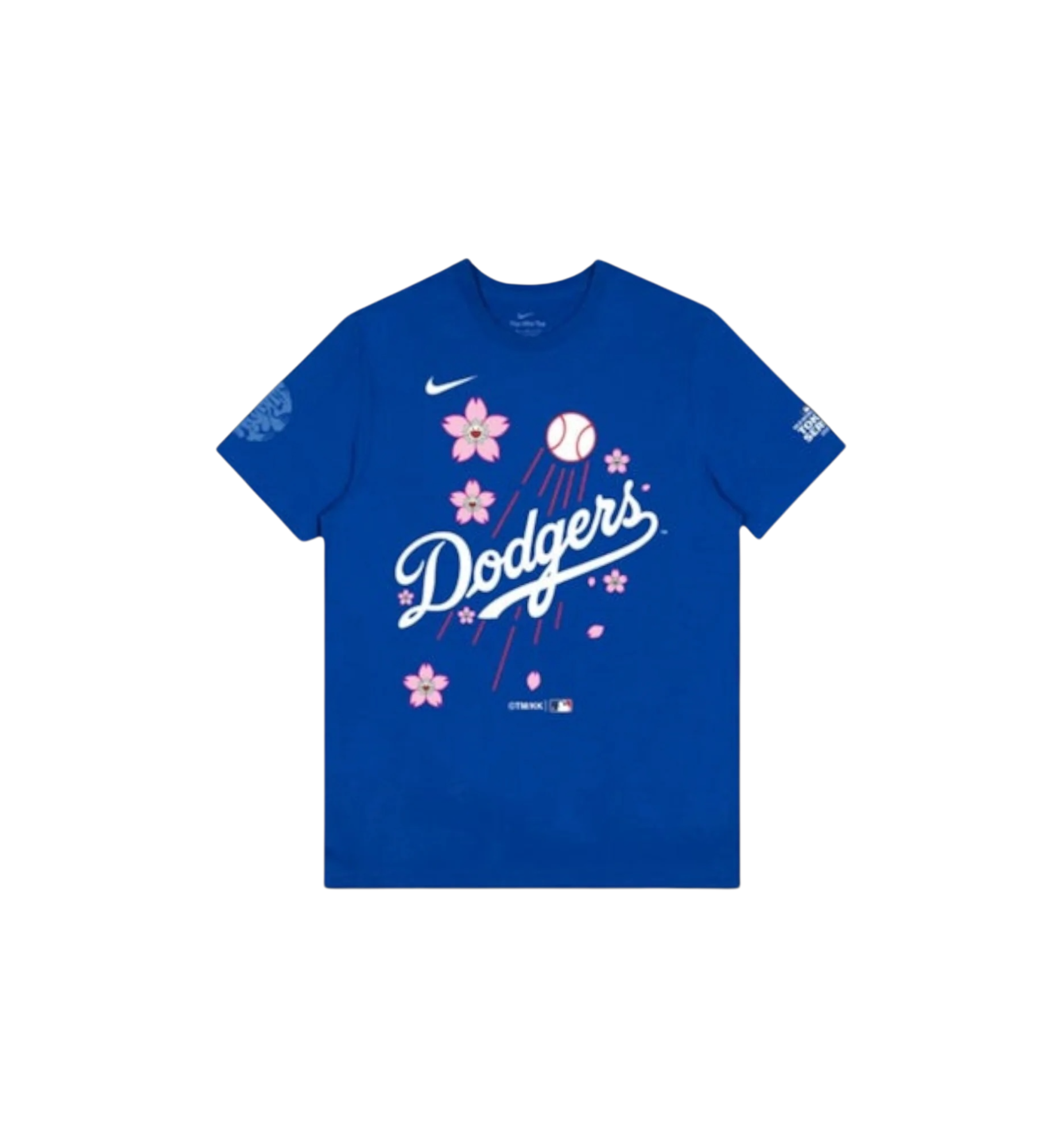 Nike x Takashi Murakami x MLB World Tour Tokyo Series 2025 Dodgers Script Tee "Blue"