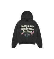 Broken Planet Hearts Are Made To Be Broken Hoodie "Soot Black"