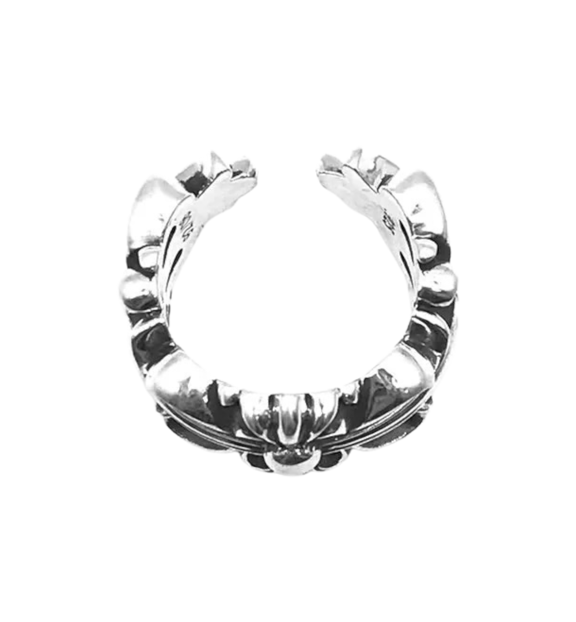 Chrome Hearts Floral Cross Ring "Silver"