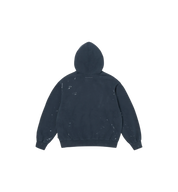 Supreme MM6 Maison Margiela Box Logo Zip Up Hooded Sweatshirt "Navy"