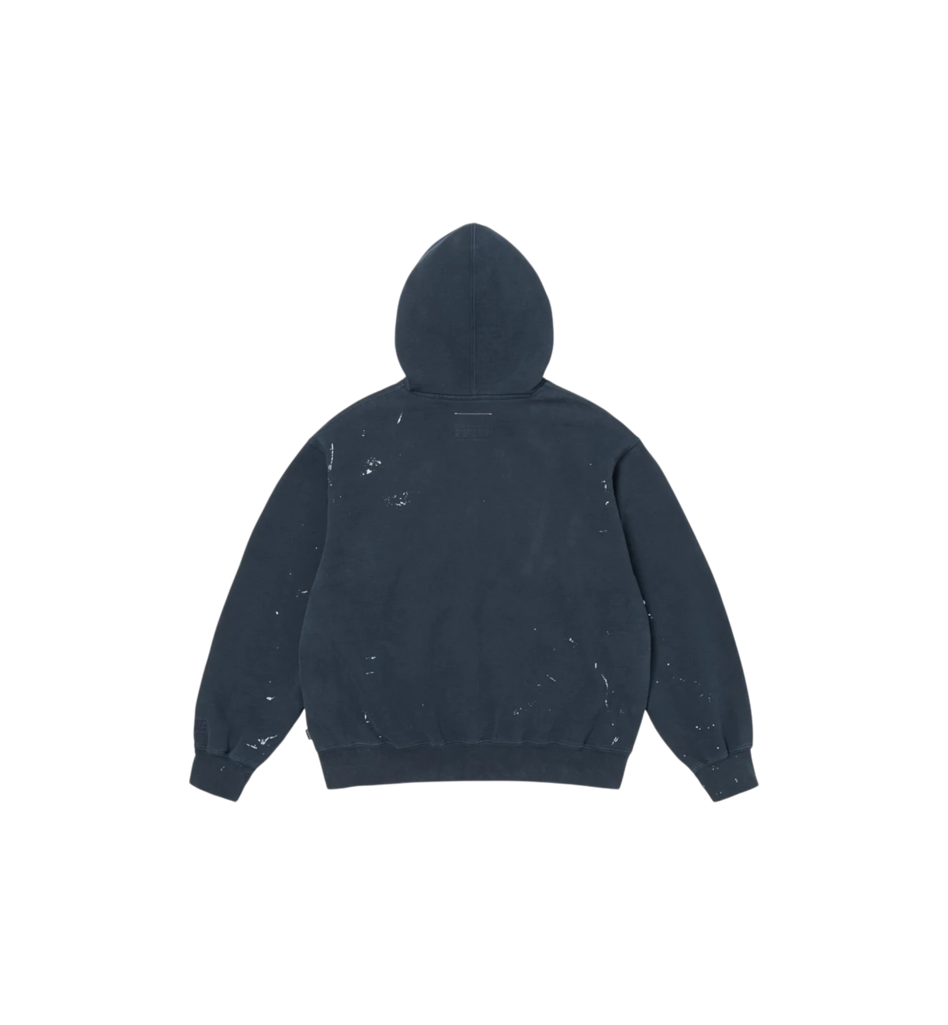 Supreme MM6 Maison Margiela Box Logo Zip Up Hooded Sweatshirt "Navy"
