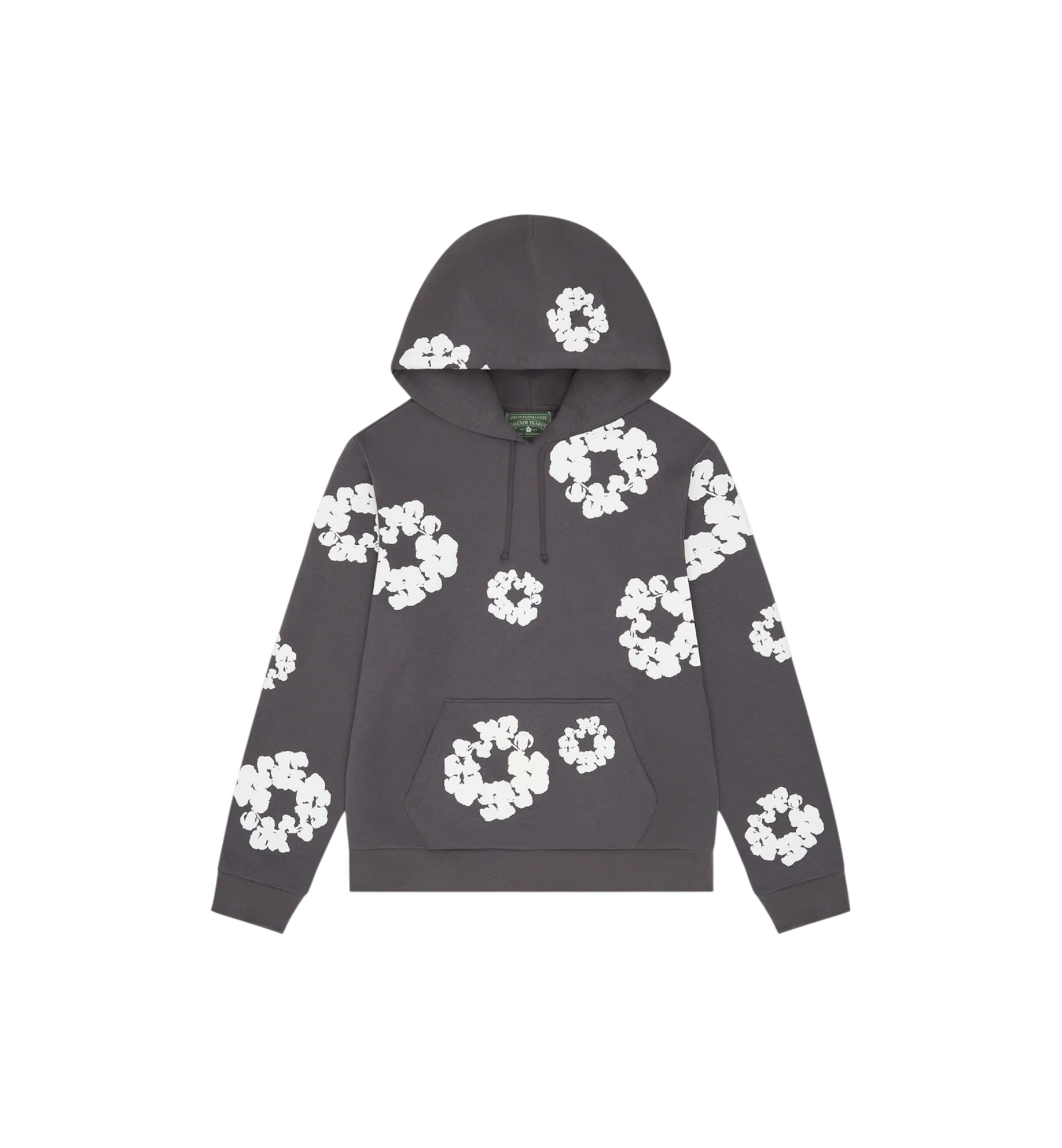 Denim Tears Cotton Wreath Hoodie "Charcoal"