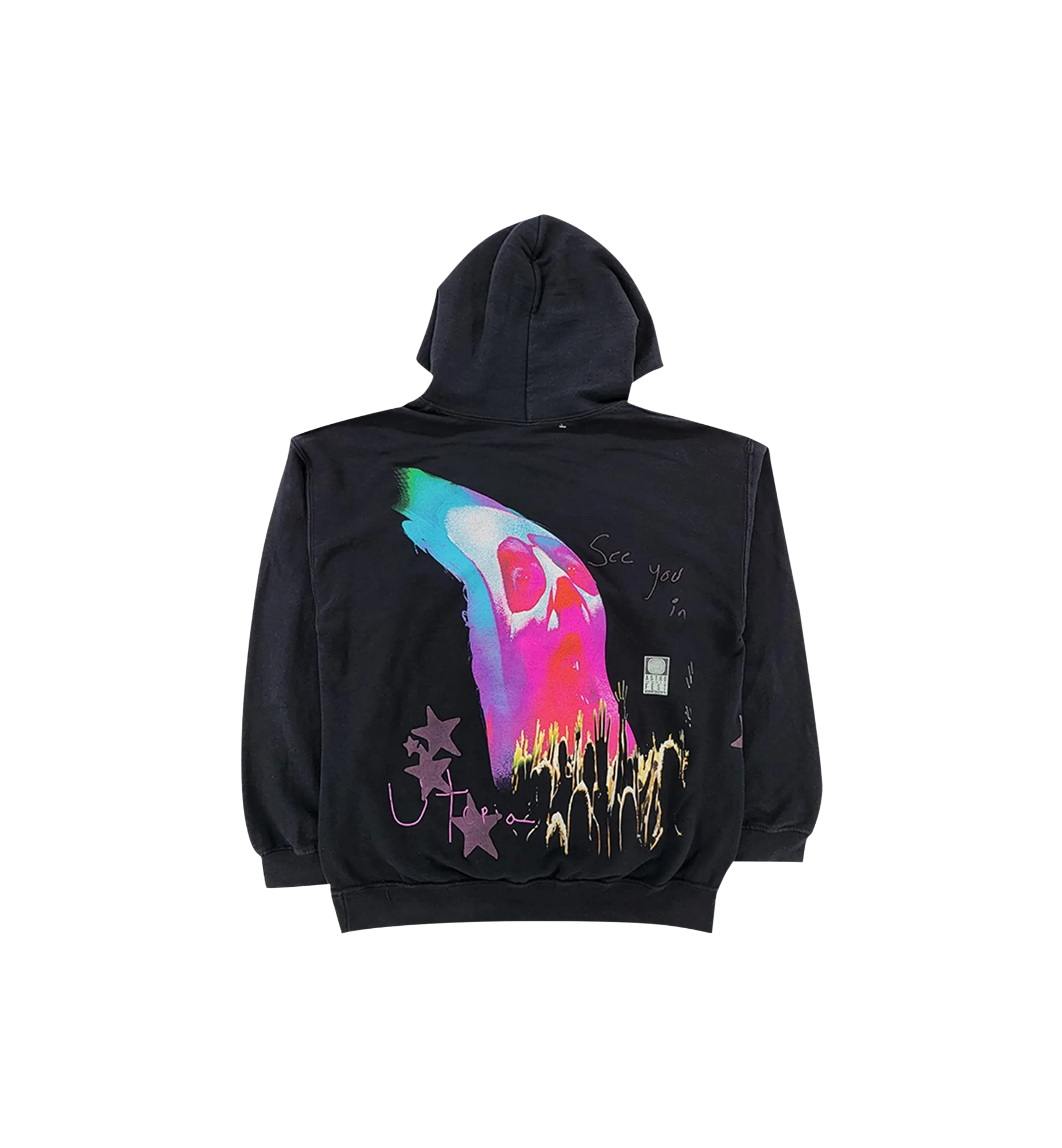 Travis Scott Face Melt Hoodie "Black"