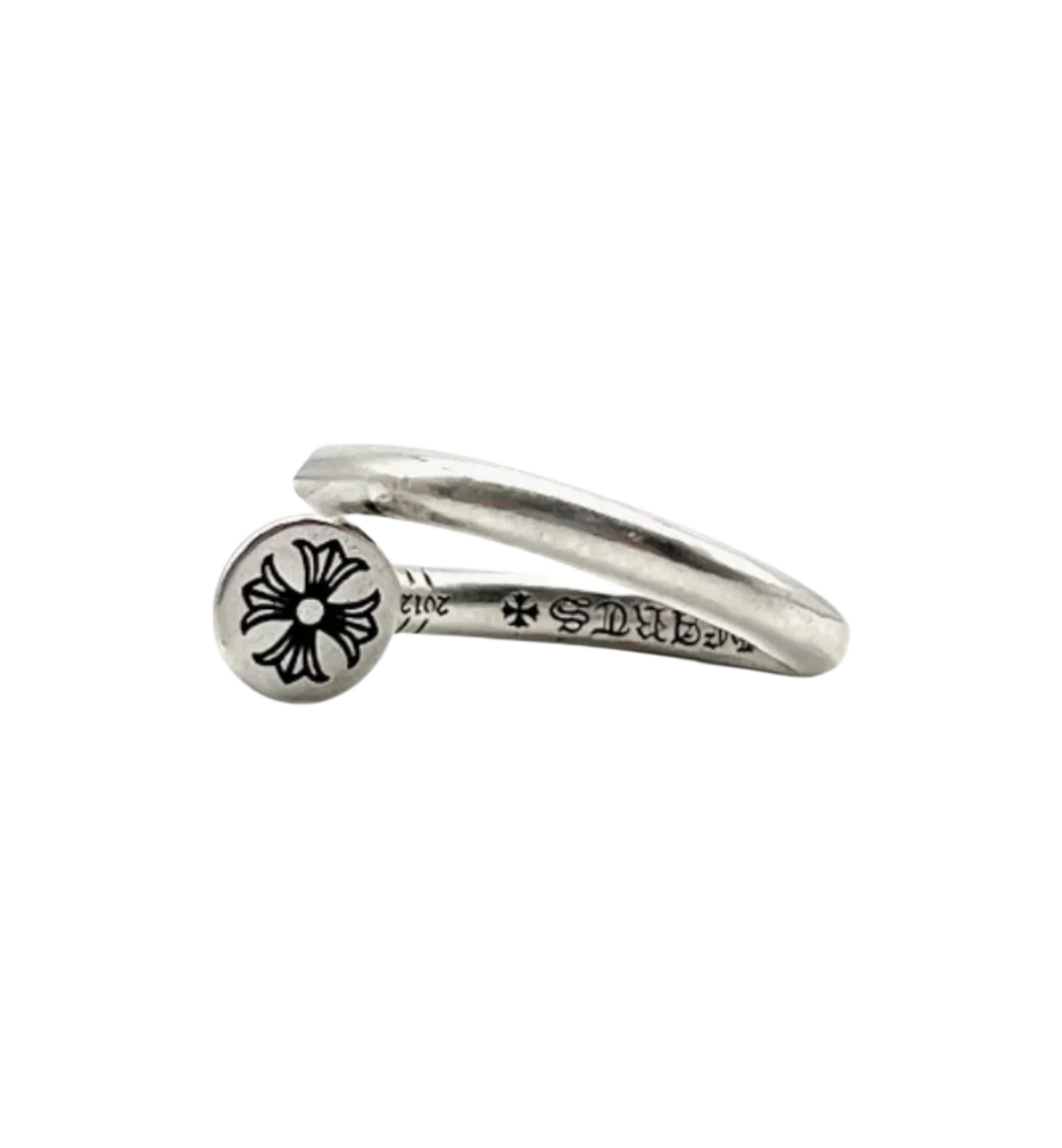Chrome Hearts Flat Nail Ring "Silver"
