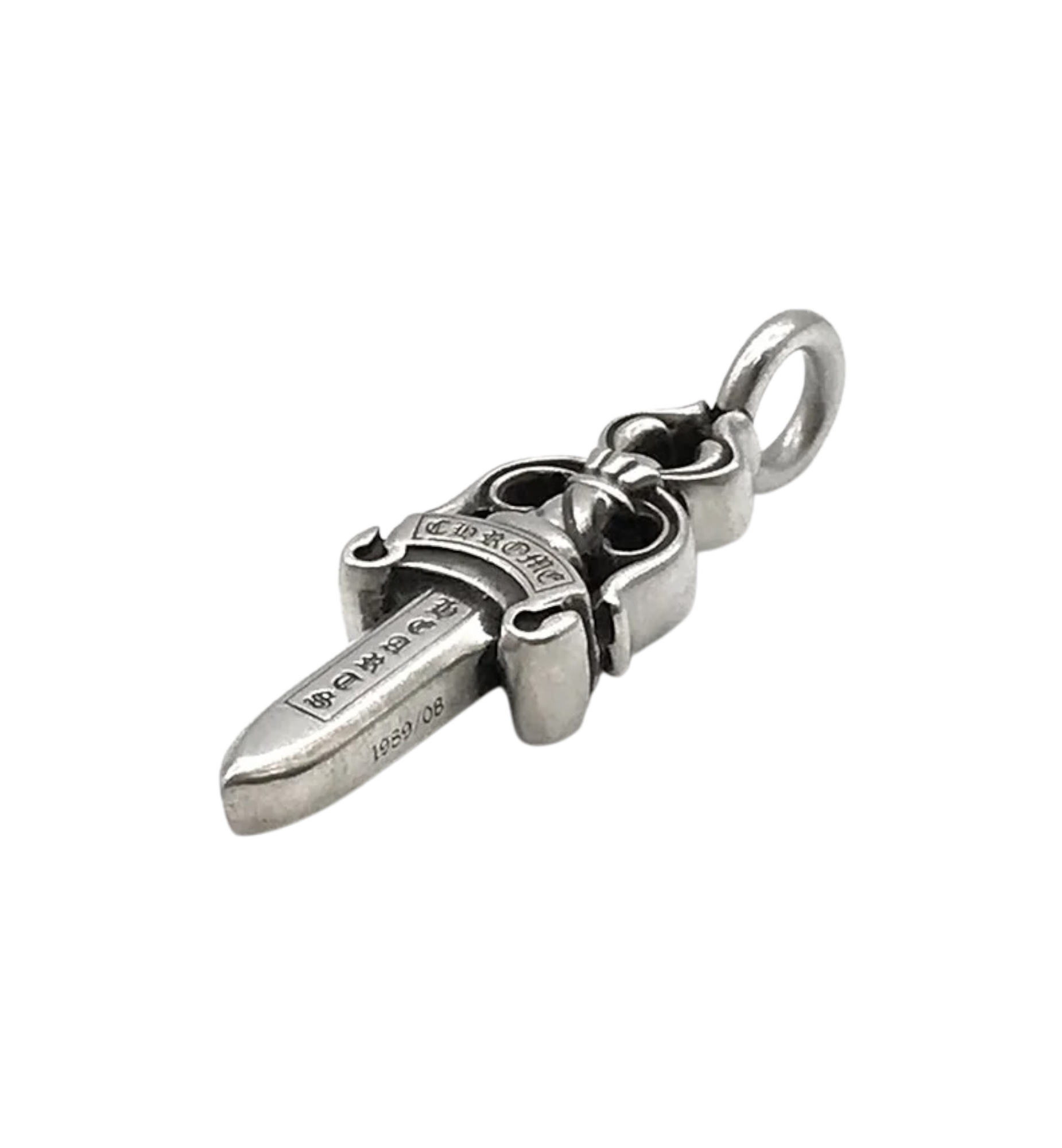 Chrome Hearts Dagger Pendant Ball Chain Necklace "Silver"