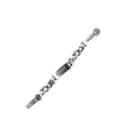 Chrome Hearts Dagger Double ID Bracelet "Silver"