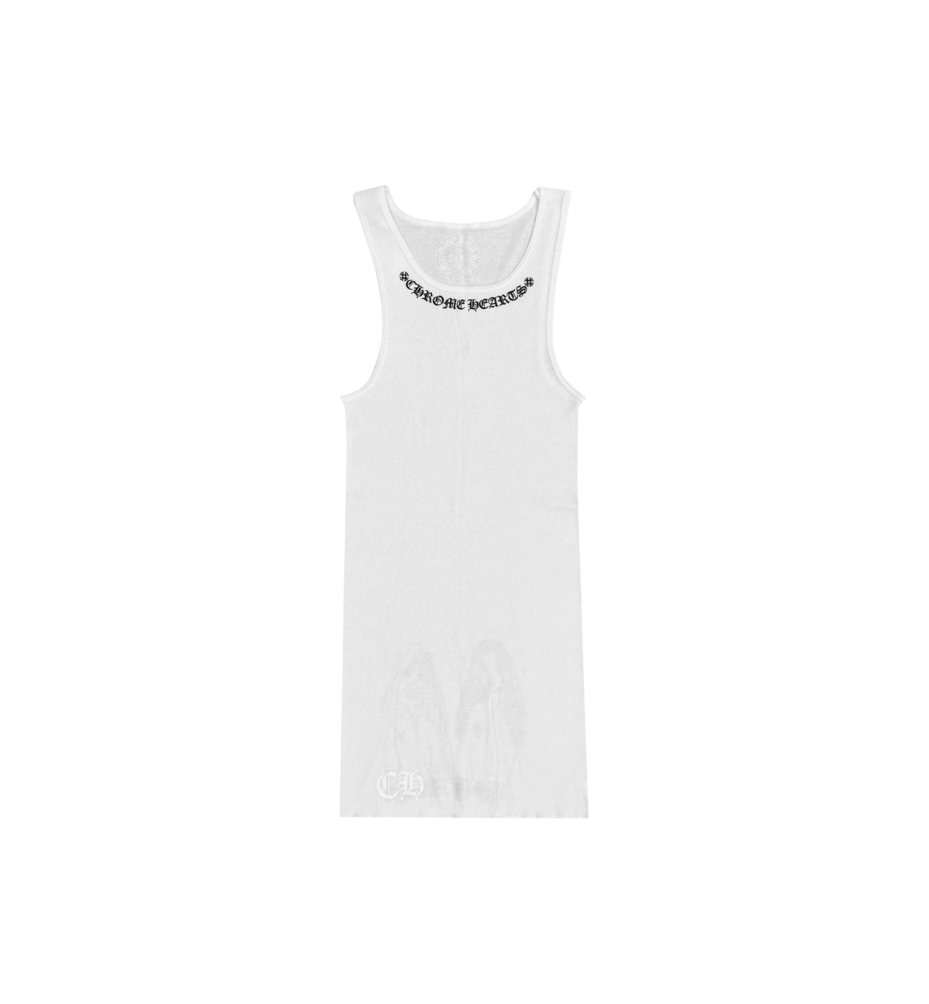 Chrome Hearts Neck Logo Mayumi Sisters Tank Top "White" (Women's)