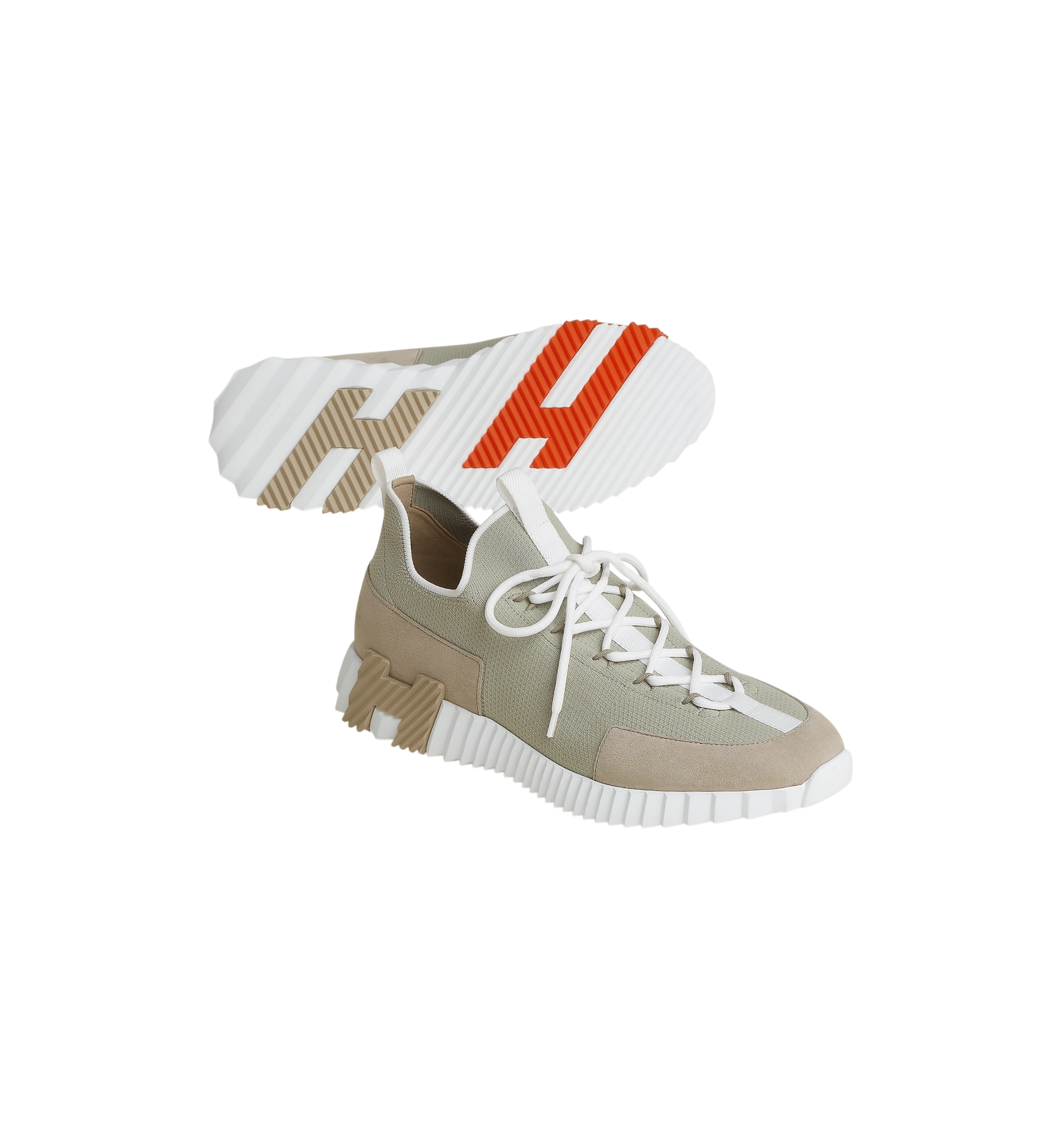 Hermes Lift Slip-On Sneaker "Beige Esquisse"
