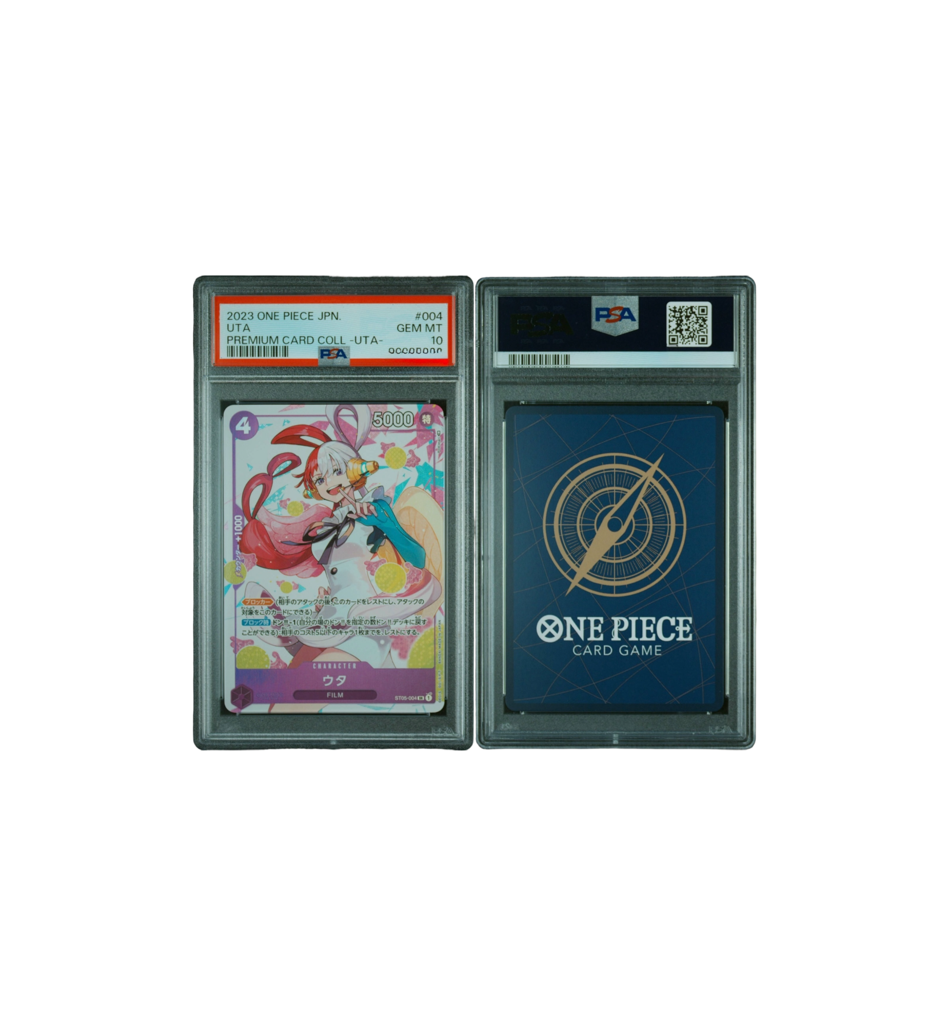 2023 One Piece Japanese Premium Card Collection (GEM MT 10) "Uta"