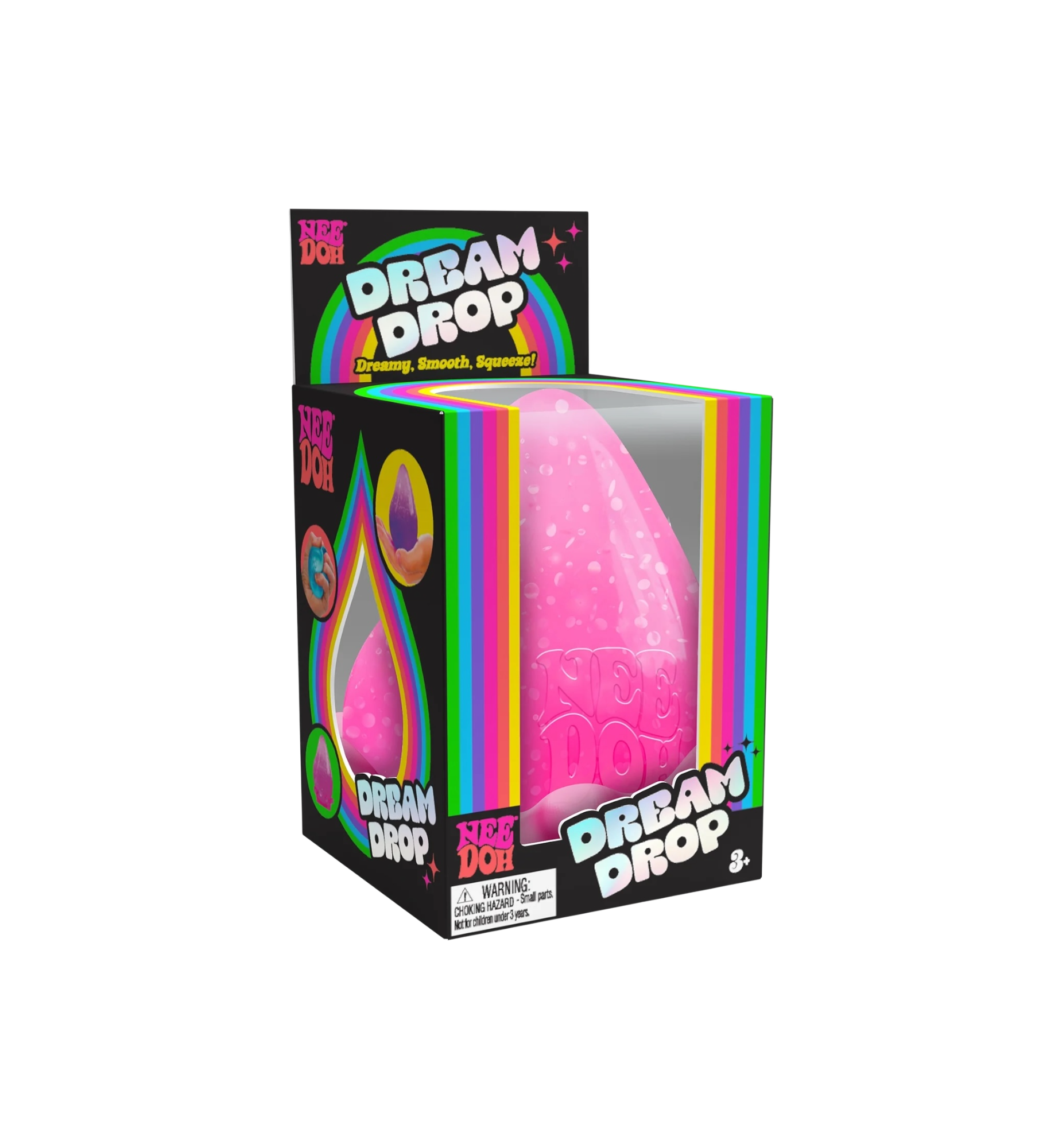 NeeDoh Dream Drop Squishy Fidget Toy "Pink"