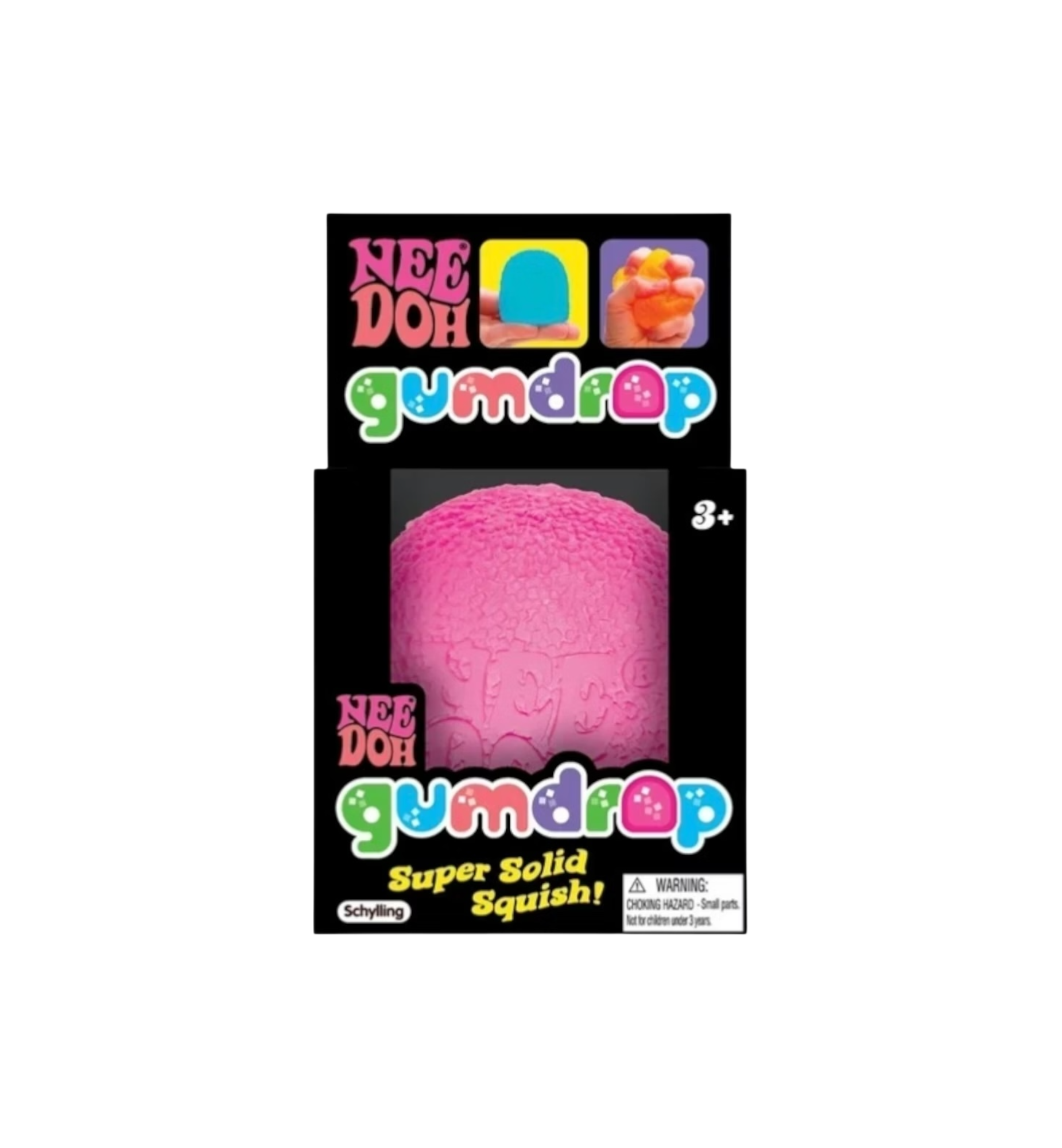 NeeDoh Gumdrop Squishy Fidget Toy "Pink"