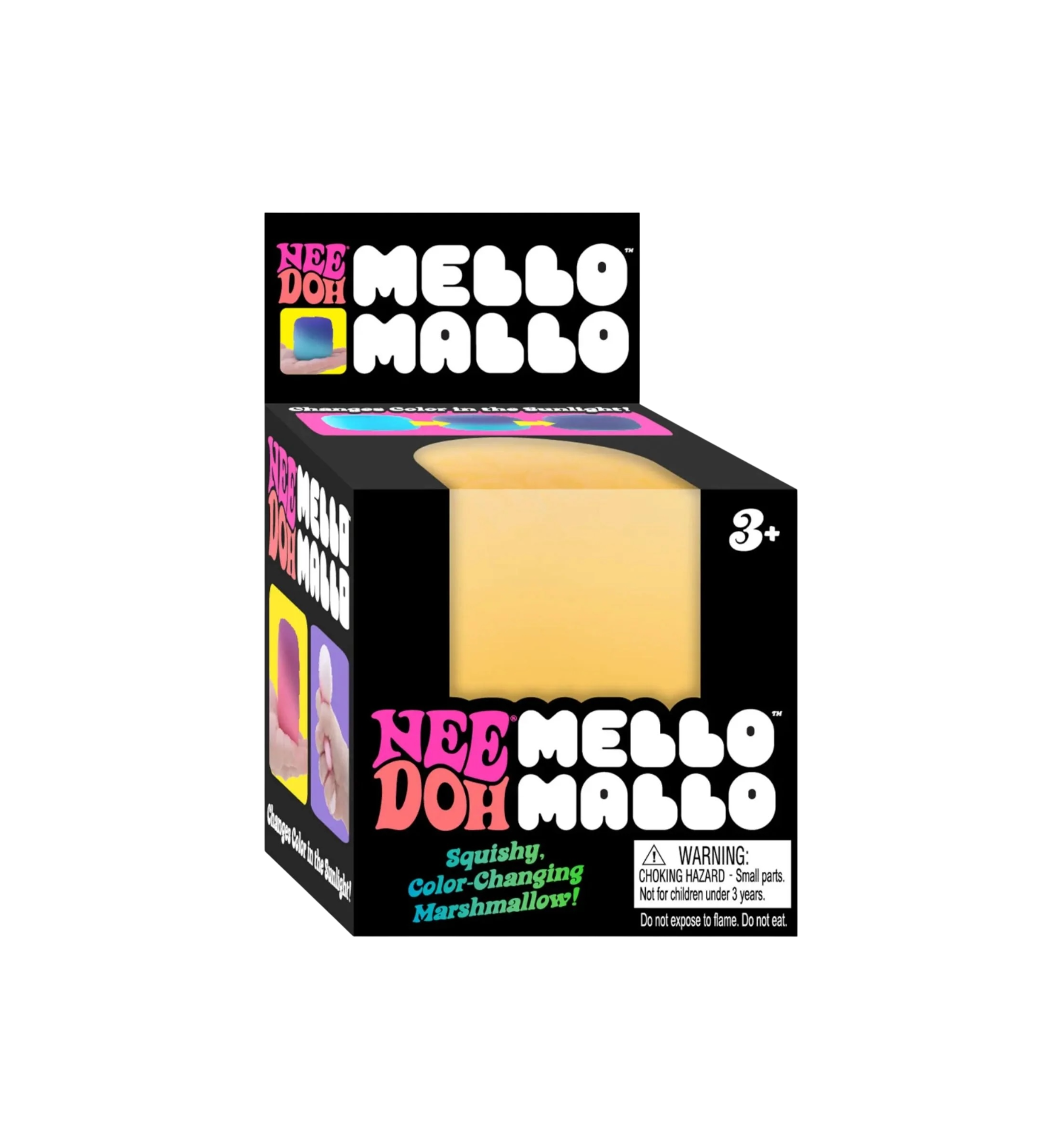 NeeDoh Mello Mallo Squishy Fidget Toy "Yellow"