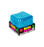 NeeDoh Nice Berg Glitter and Glow Squishy Fidget Toy "Blue"
