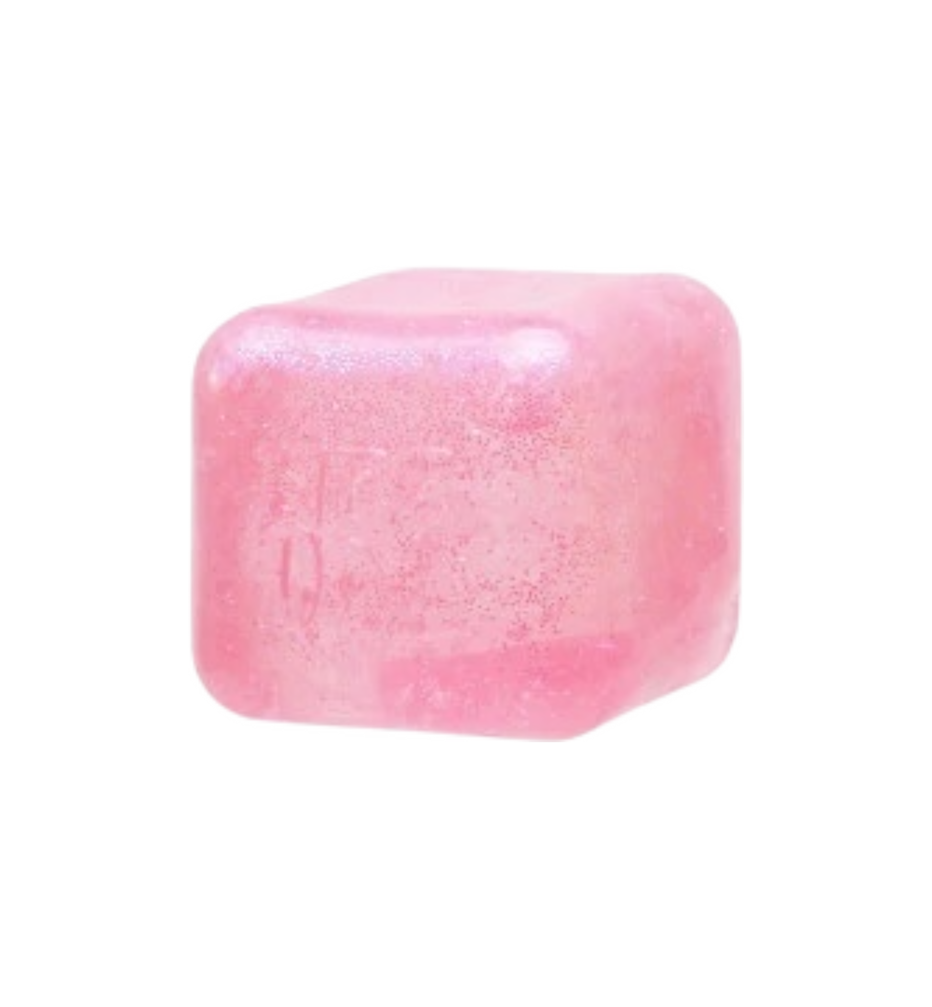 NeeDoh Nice Cube Glitter and Glow Squishy Fidget Toy "Pink"
