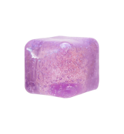 NeeDoh Nice Cube Glitter and Glow Squishy Fidget Toy "Purple"