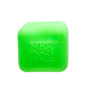 NeeDoh Nice Cube Glow Squishy Fidget Toy "Green"