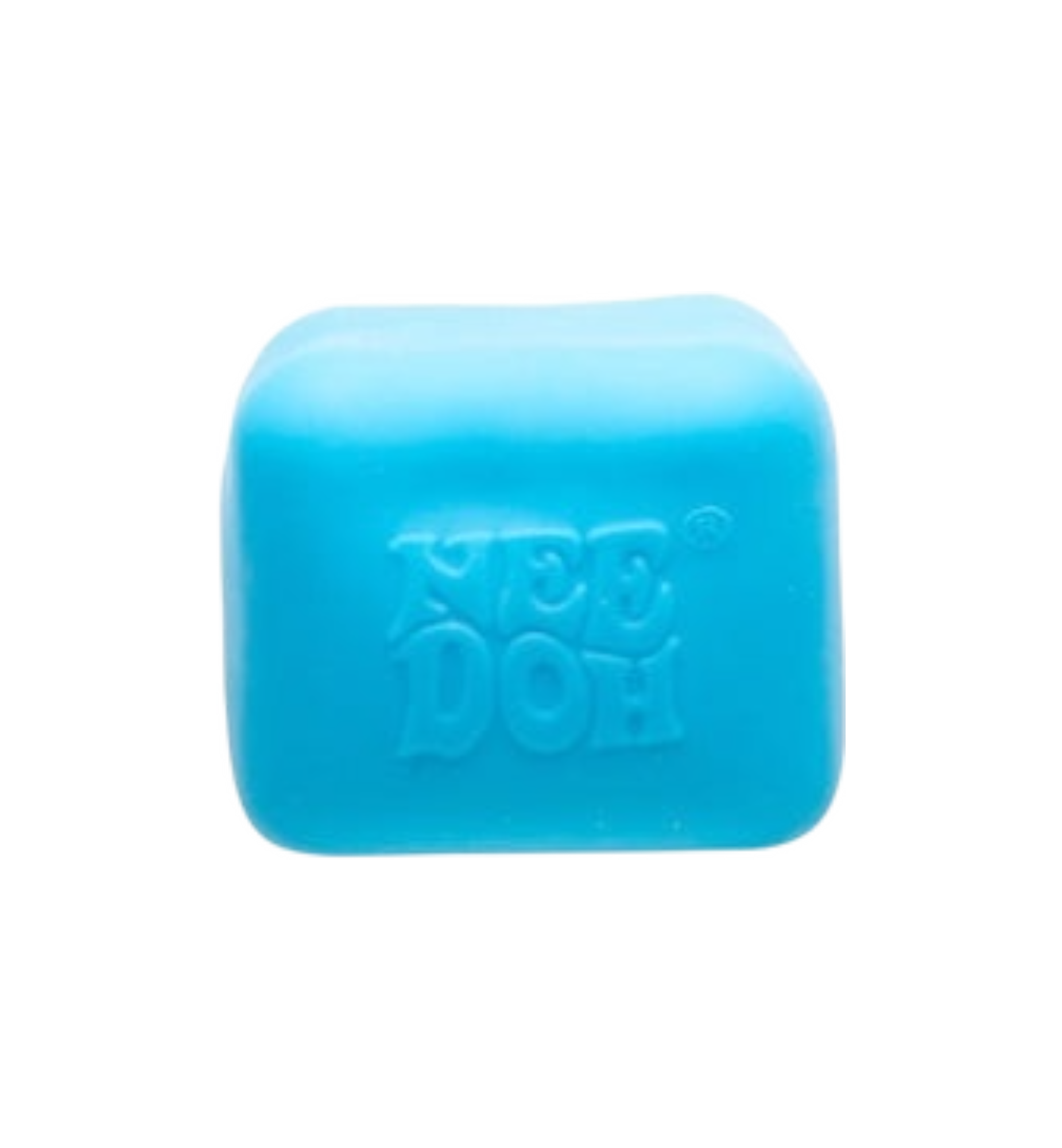 NeeDoh Nice Cube Glow Squishy Fidget Toy "Blue"