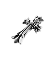 Chrome Hearts Double Cross Pendant Ball Chain Necklace "Silver"
