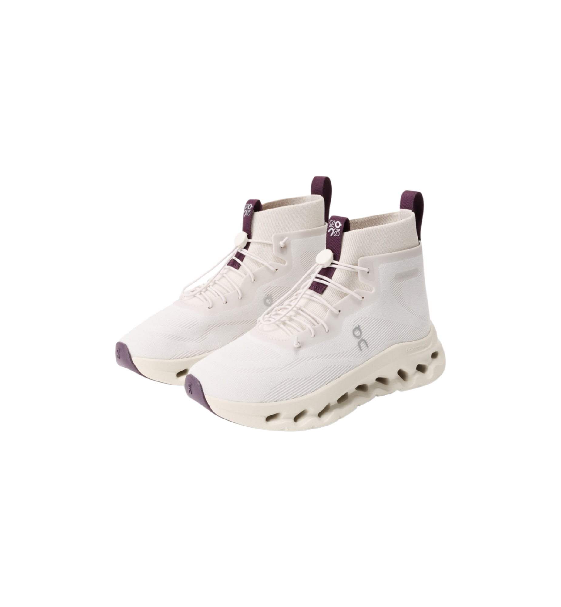 On Running Cloudtilt Hi "LOEWE Sand Oatmeal Plum"