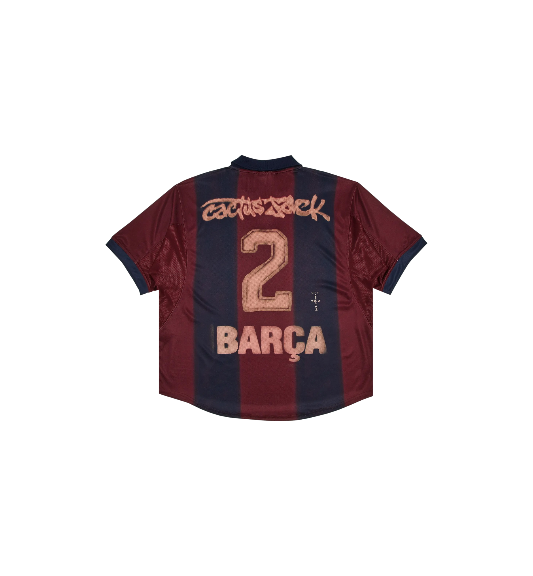 Travis Scott x Nike x FC Barcelona Retro 2000/01 Home Skeleton Jersey "Multicolor"