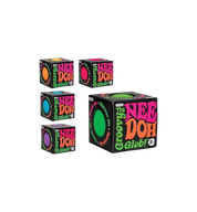 NeeDoh 5-Pack The Groovy Glob! Squishy Fidget Toy "Pink/Orange/Purple/Green/Blue"