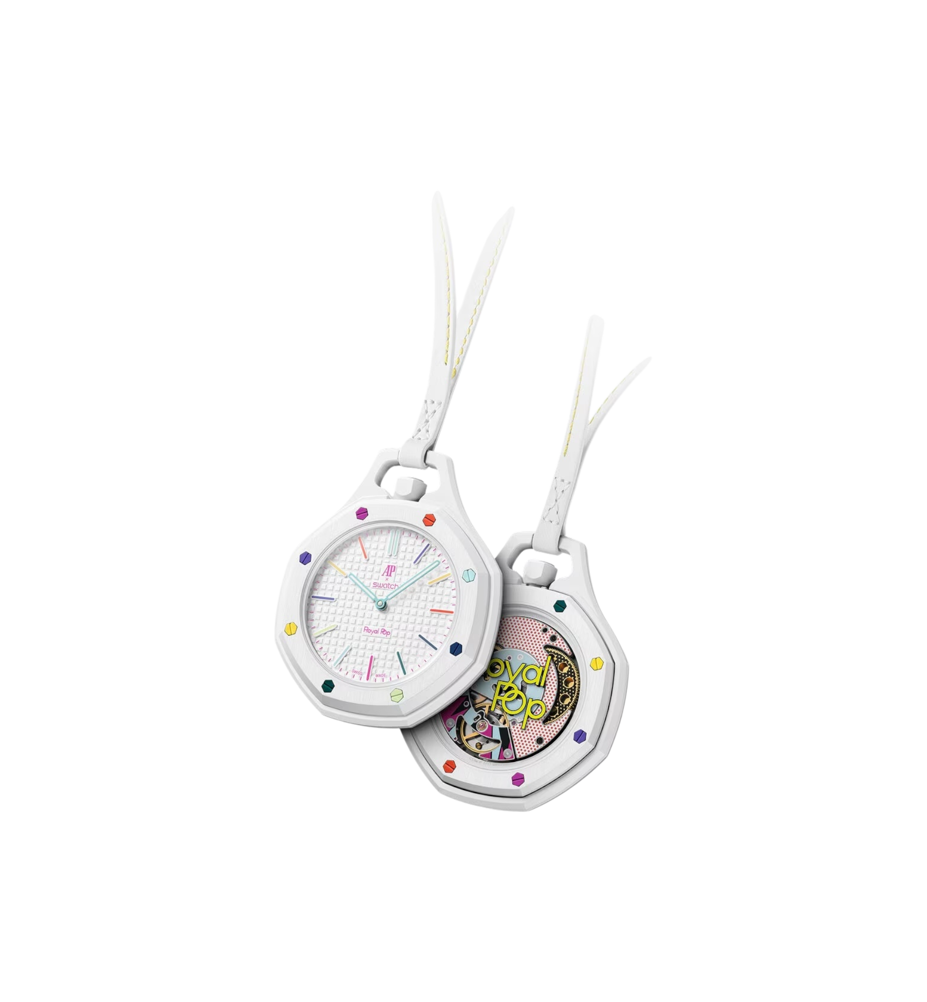 Swatch x Audemars Piguet Bioceramic Royal Pop "Huit Blanc"