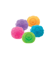 NeeDoh Flower Power Fuzz Ball Squishy Fidget Toy "Pink/Orange/Purple/Green/Blue"