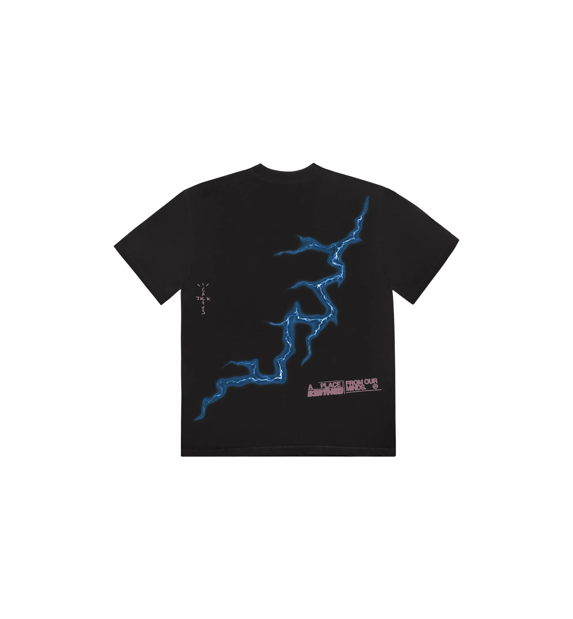 Travis Scott Cactus Jack For Fragment Danger Tee "Washed Black"