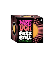 NeeDoh Fuzz Ball The Velvet Squeeze Squishy Fidget Toy "Orange"