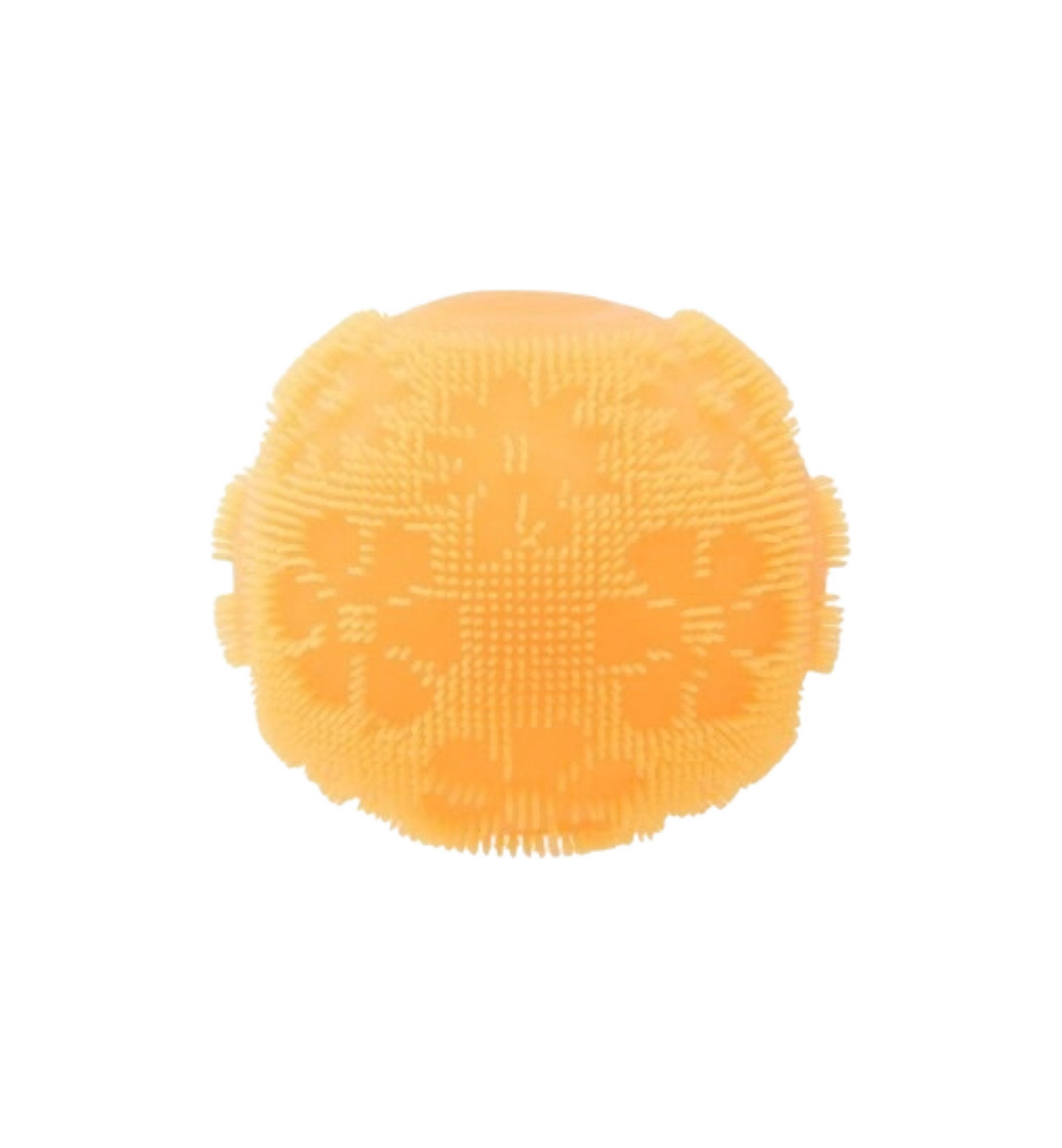 NeeDoh Flower Power Fuzz Ball Squishy Fidget Toy "Orange"