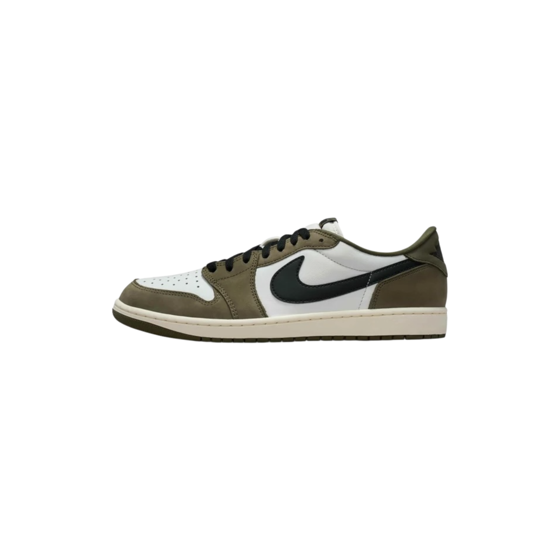 Air Jordan 1 Retro Low Medium Olive at Stashed UAE