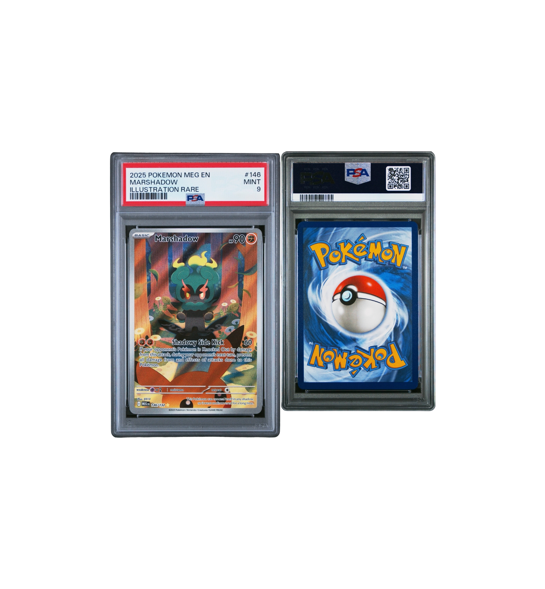 2025 Pokemon MEG EN-Mega Evolution Illustration Rare (MINT 9) "Marshadow"