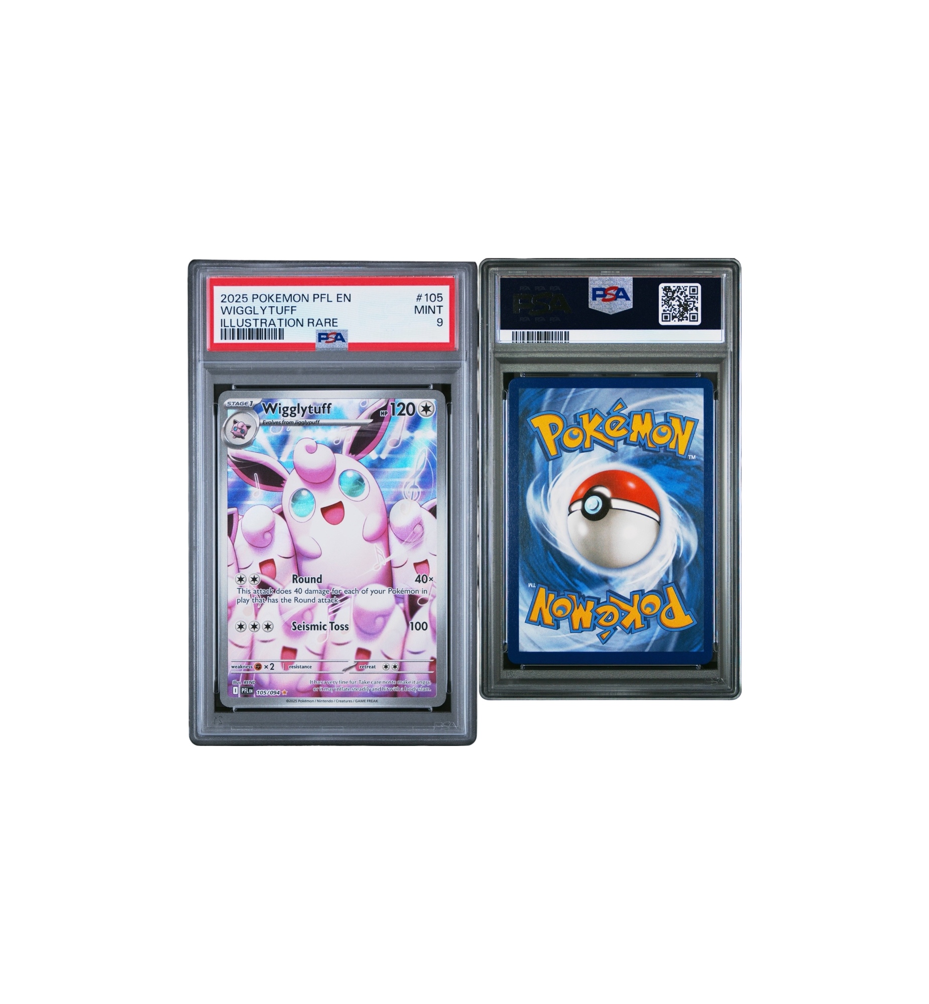 2025 Pokemon PFL EN-Phantasmal Flames Illustration Rare (MINT 9) "Wigglytuff"
