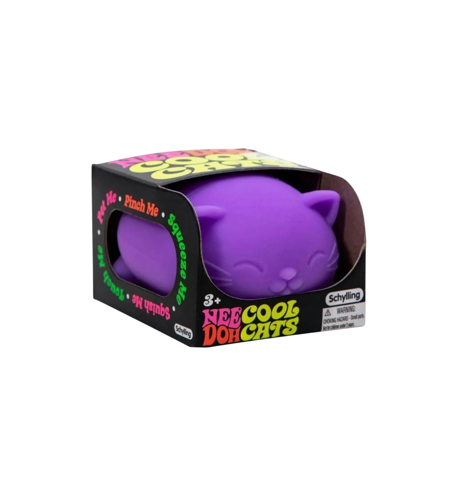 NeeDoh Cool Cat Squishy Fidget Toy "Purple"