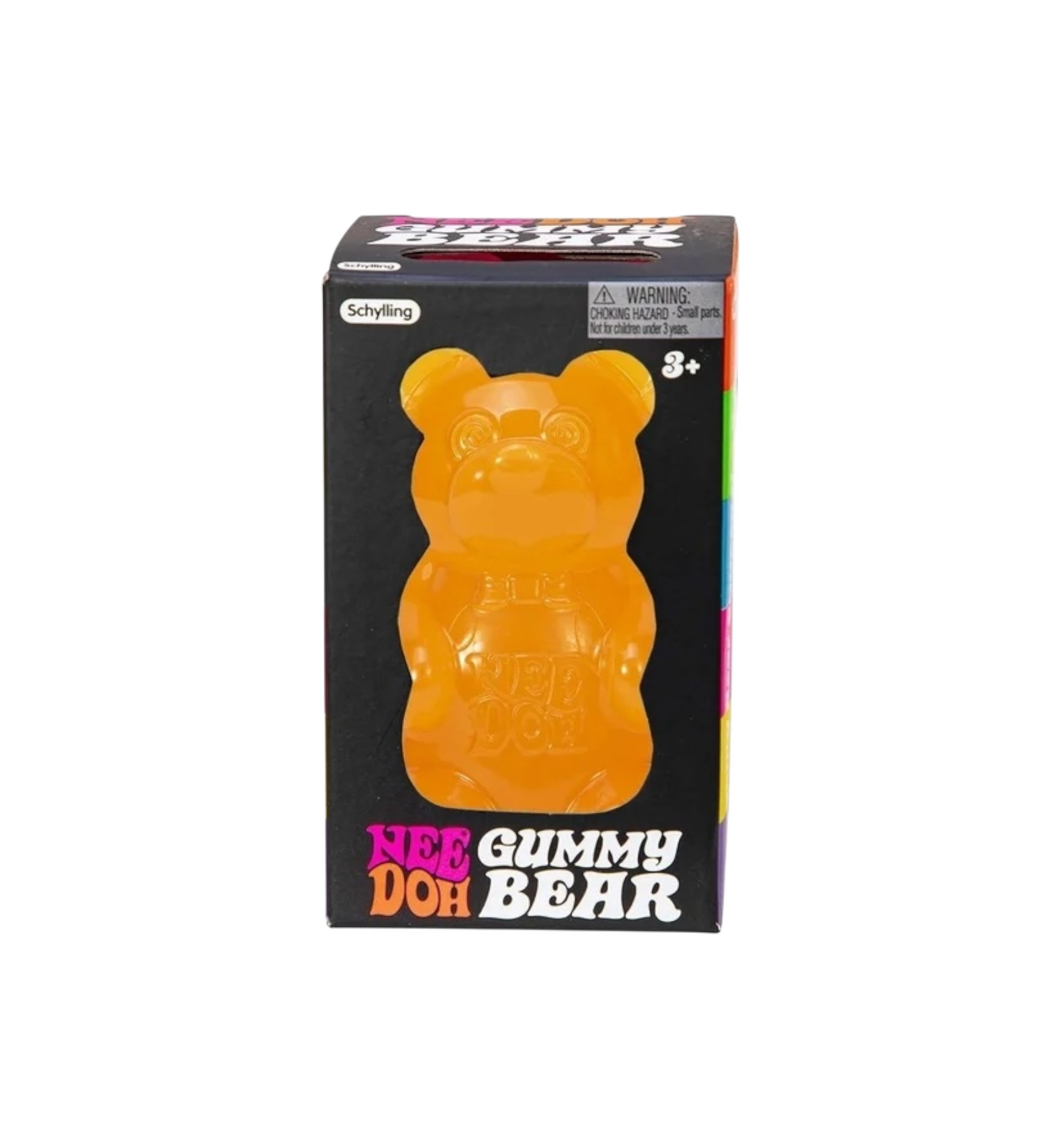 NeeDoh Gummy Bear Squishy Fidget Toy "Orange"