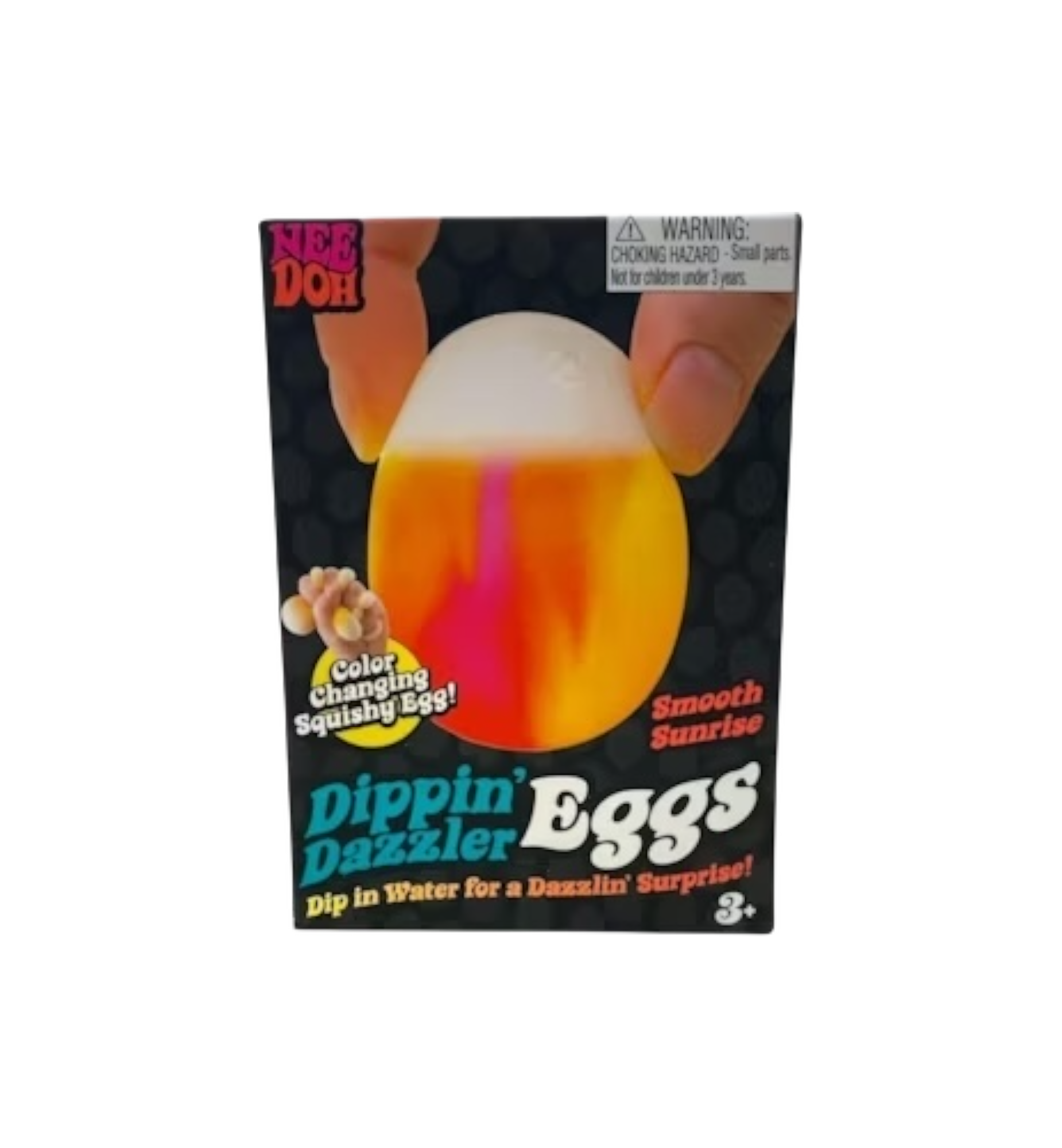 NeeDoh Dippin Dazzer Egg Squishy Fidget Toy "Smooth Sunrise"