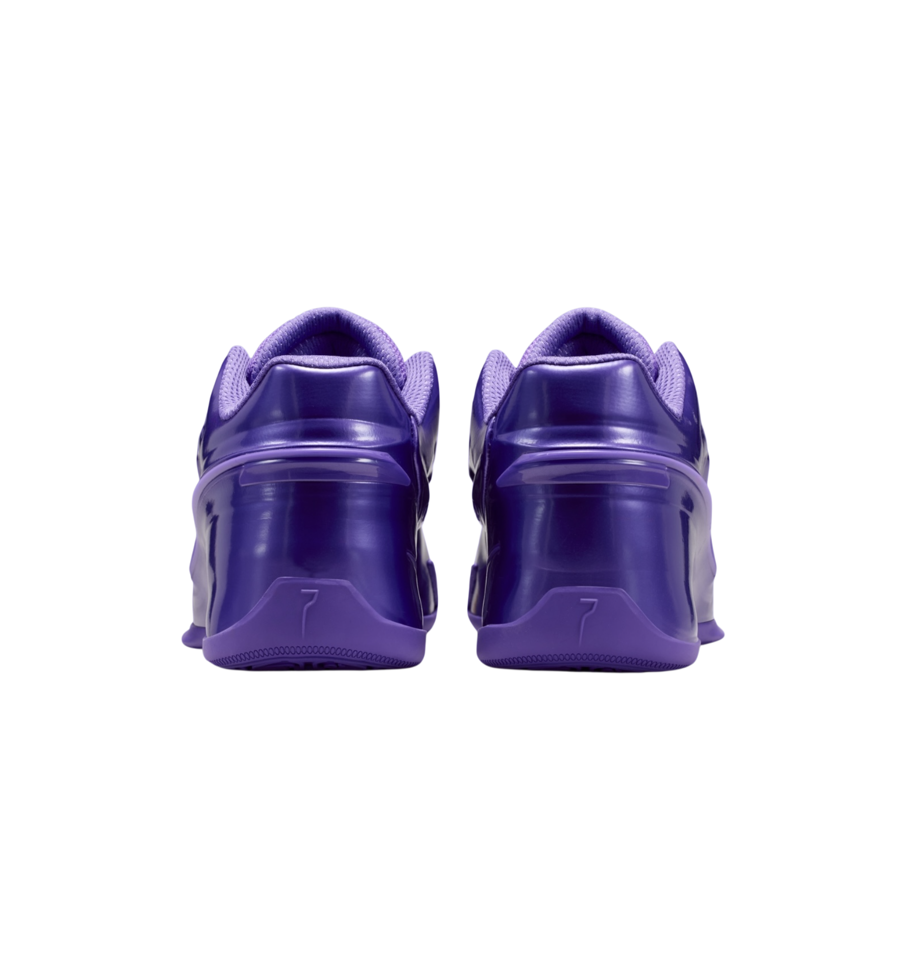 Nike KD 19 Field Purple heel view at Stashed UAE