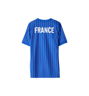 Nike x Jacquemus x France Pre Match Jersey Blue Stripe back view at Stashed UAE
