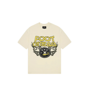 Broken Planet Foot On The Gas T-Shirt Vanilla White at Stashed UAE